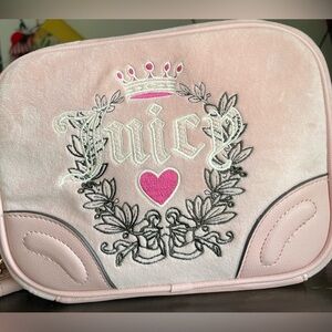 Juicy Couture Crossbody Bag,Juicy Couture Blush Pink Embroidered Bag